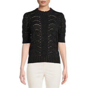 Women's Knit Short Sleeve Sweater